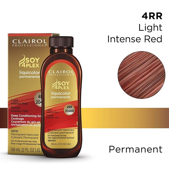 Clairol Professional Light Intense Red Soy4Plex Liquicolor Permanent Hair Color - Picture 1 of 4